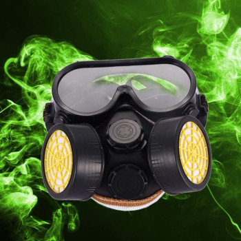 Vanpower Anti-Dust Spray Paint Respirator Mask Industrial Gas Chemical Glasses Goggles Set