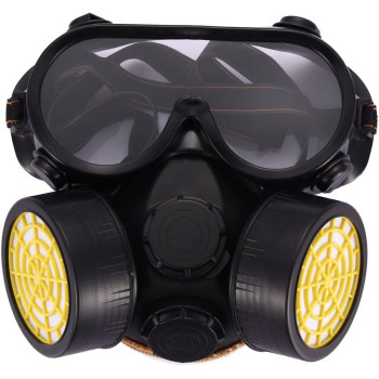 Vanpower Anti-Dust Spray Paint Respirator Mask Industrial Gas Chemical Glasses Goggles Set
