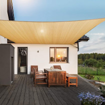 JT-House Sun Shade Sails Rectangle UV Block Canopy 185 GSM HDPE Awning for Lawn Patio Backyard Carport Garden Outdoor Activities (2 * 2 M)