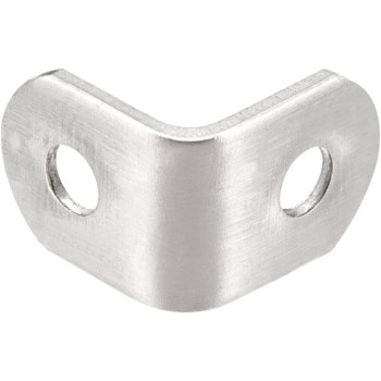 uxcell Furniture Shelf L Shaped Angle Bracket Corner Braces Support 20mm x 20mm x 16mm,50 pcs a18042300ux0321