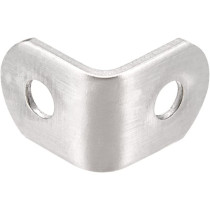 uxcell Furniture Shelf L Shaped Angle Bracket Corner Braces Support 20mm x 20mm x 16mm,50 pcs a18042300ux0321