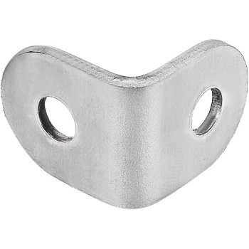 uxcell Furniture Shelf L Shaped Angle Bracket Corner Braces Support 20mm x 20mm x 16mm,25 pcs a18040200ux0257