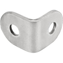 uxcell Furniture Shelf L Shaped Angle Bracket Corner Braces Support 20mm x 20mm x 16mm,25 pcs a18040200ux0257