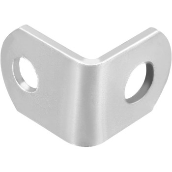 uxcell Furniture Shelf L Shaped Angle Bracket Corner Braces Support 18mm x 18mm x 15mm,25 pcs a18042300ux0113
