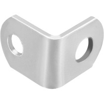 uxcell Furniture Shelf L Shaped Angle Bracket Corner Braces Support 18mm x 18mm x 15mm,25 pcs a18042300ux0113