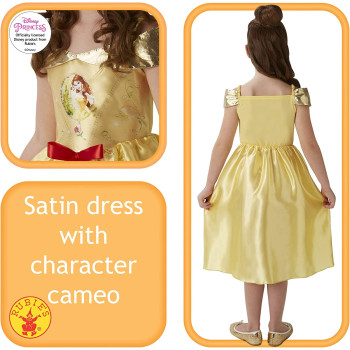 Rubie'S Official Disney Princess Belle Beauty And The Beast Fairytale Girls Costume, Kids Fancy Dress- M