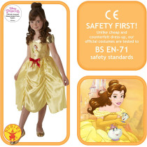 Rubie'S Official Disney Princess Belle Beauty And The Beast Fairytale Girls Costume, Kids Fancy Dress- S