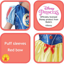 Rubie'S Official Disney Princess Fairy Tale Snow White Book Week And World Book Day Costume Girls Size Small, Multicolour