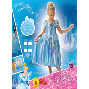 Rubie'S Official Girl'S Disney Princess Fairy Tale Cinderella Costume - Small 3-4 Years