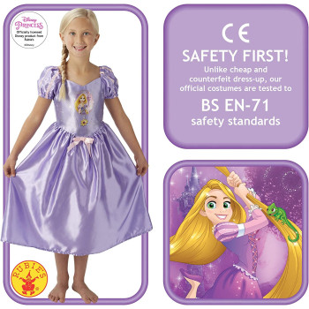 Rubie'S Official Girl'S Disney Princess Fairy Tale Rapunzel Costume - Large Ages 7 - 8