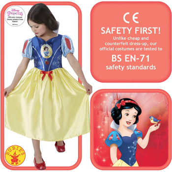 Rubie'S Official Girl'S Disney Princess Fairy Tale Snow White Costume - Medium