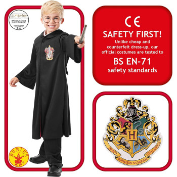 Rubie'S Official Harry Potter Gryffindor Deluxe Robe Childs Costume- Small