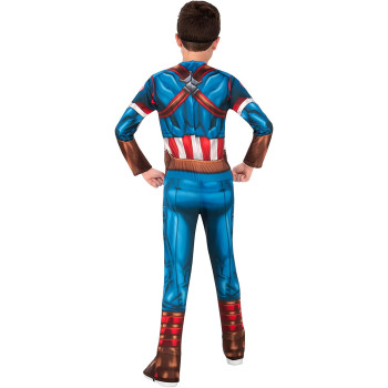 Rubies Official Marvel Avengers Captain America Classic Childs Costume, Kids Superhero Fancy Dress Large