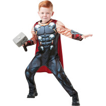 Rubie'S Official Marvel Avengers Thor Deluxe Childs Costume, Kids Superhero Fancy Dress- M