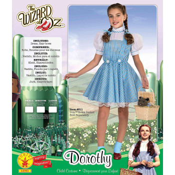 Rubie'S Official The Wizard Of Oz Dorothy Childs Costume, Kids Fancy Dress- L