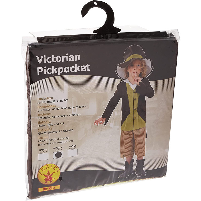 Rubie'S Victorian Pickpocket Costume, Medium