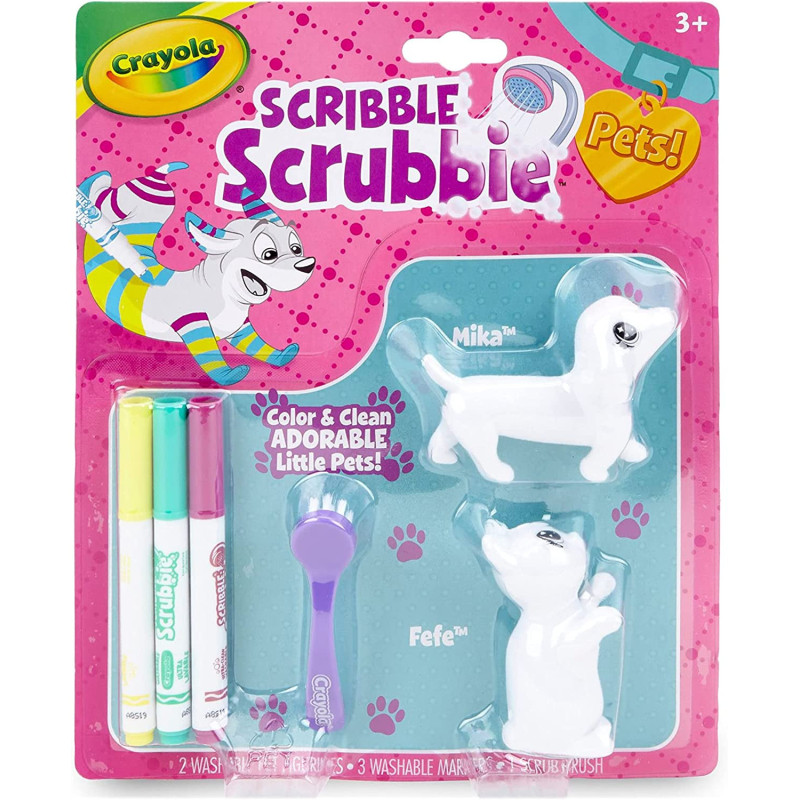 Crayola Scribble Scrubbie Pets, Dog & Cat