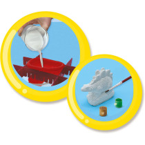 Ses Creative Plaster Casting And Painting Dinosaurs Craft Kit
