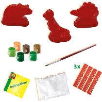Ses Creative Plaster Casting And Painting Dinosaurs Craft Kit