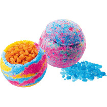 Shimmer And Sparkle 17345 Shimmer N Sparkle Rainbow Popping Make Your Own Fizzing Kit Childrens Colourful Scented Bath Bombs