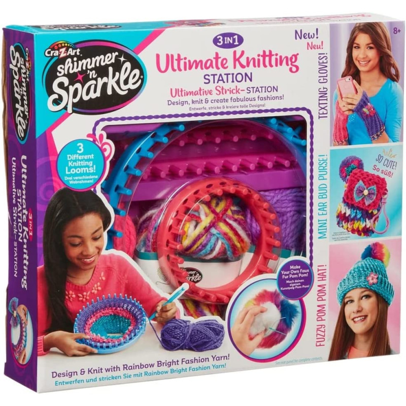 Shimmer N Sparkle 2In1 Knit & Crochet Deisgn Studio