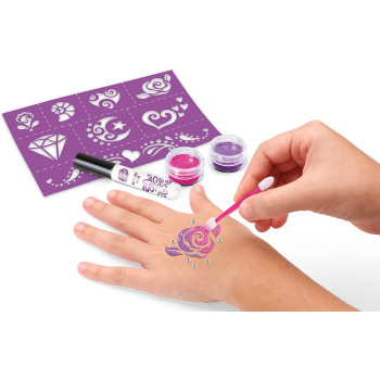 Shimmer N Sparkle 3 N1 Ultimate Glitter Beauty Set, Multi Color, 65501