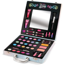 Shimmer 'N Sparkle Glitter Makeover Studio Beauty Kit - All-In-One Beauty For Eye, Cheeks And Lips For Ages 8 And Up