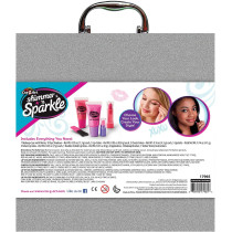 Shimmer 'N Sparkle Glitter Makeover Studio Beauty Kit - All-In-One Beauty For Eye, Cheeks And Lips For Ages 8 And Up