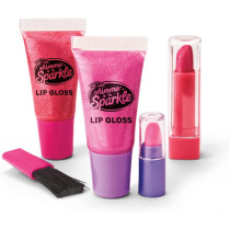 Shimmer 'N Sparkle Glitter Makeover Studio Beauty Kit - All-In-One Beauty For Eye, Cheeks And Lips For Ages 8 And Up