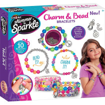 Shimmer 'N Sparkle N Charm & Bead Bracelets, Multicolor, 65543Charm & Bead Bracelet Maker