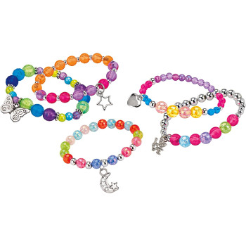 Shimmer 'N Sparkle N Charm & Bead Bracelets, Multicolor, 65543Charm & Bead Bracelet Maker