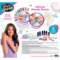Shimmer N Sparkle Ultimate Glitter Metallic Rainbow Nail Art