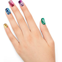 Shimmer N Sparkle Ultimate Glitter Metallic Rainbow Nail Art