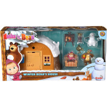 Simba - Masha And The Bear Masha Play Set "Winter Bear'S House"
