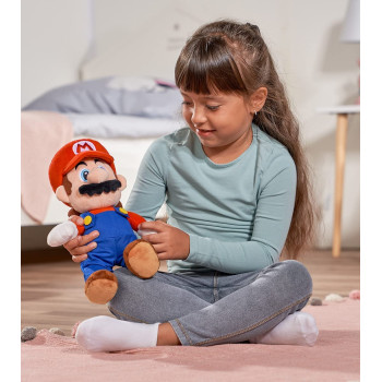 Simba 109231010 - Super Mario Pluschfigur, 30Cm, Kuschelweich, Nintendo, Charakter Aus Weltberuhmten Computerspiel, Ab Den Ersten Lebensmonaten Geeignet
