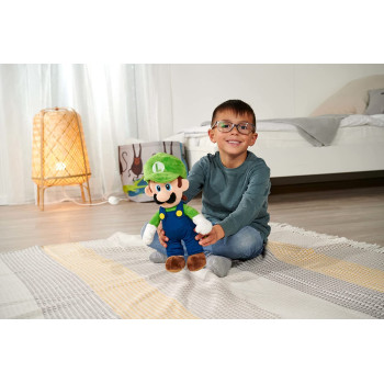 Simba 109231011 - Super Mario Luigi Pluschfigur, 30Cm, Kuschelweich, Nintendo, Charakter Aus Weltberuhmten Computerspiel, Ab Den Ersten Lebensmonaten Geeignet