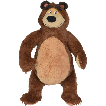 Simba Masha & The Bear 50Cm Plush Bear - 9309894 Brown