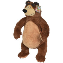 Simba Masha & The Bear 50Cm Plush Bear - 9309894 Brown
