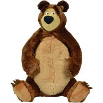 Simba Masha & The Bear 50Cm Plush Bear - 9309894 Brown