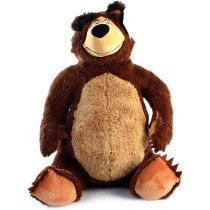 Simba Masha & The Bear 50Cm Plush Bear - 9309894 Brown