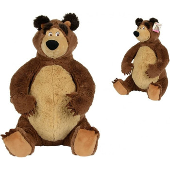 Simba Masha & The Bear 50Cm Plush Bear - 9309894 Brown