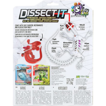 Slimy Experiment Set Salamander Original Slime Set, Slime Laboratory, Award Winning Stem/Mint Educational Toy, With Play Clay And Dicing Tool Toy From 6 Years, 38071