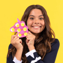 So Slime Fidget Pop Compact Fidget Toy Meets Squish + Push Around, Cool Sounds + Effects, 12 Styles, No Mess For Ages 6+, Multi-Coloured