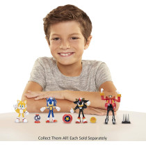 Sonic The Hedgehog 4" Modern Tails Action Figure With Invincible Item Box Accessory