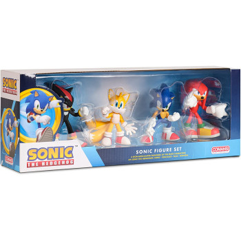 Sonic The Hedgehog Gift Box Set 4 Figurines