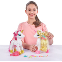 Sparkle Girlz 10" Unicorn Hair Styling Set By Zuru