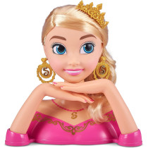 Sparkle Girlz Nail Design & Hair Styling Head Doll By Zuru