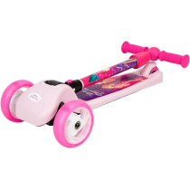 Spartan Disney Spiderman,Frozen,Minnie,Miceky,Cars,Princess 3-Wheel Light Up Scooter For Kids; Led Lighted Wheels, Adjustable Handlebars ,Advanced Technology For Increased Control,Stability & Balance- (Princes)