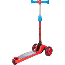 Spartan Disney Spiderman,Frozen,Minnie,Miceky,Cars,Princess 3-Wheel Light Up Scooter For Kids; Led Lighted Wheels, Adjustable Handlebars ,Advanced Technology For Increased Control,Stability & Balance- (Spiderman)