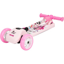 Spartan Disney Spiderman,Frozen,Minnie,Miceky,Cars,Princess 3-Wheel Light Up Scooter For Kids; Led Lighted Wheels, Adjustable Handlebars ,Advanced Technology For Increased Control,Stability & Balance- (Minnie)